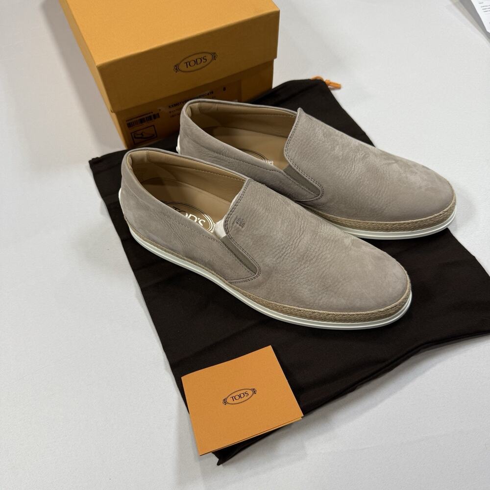 Tod’s NUOVA PANTOFOLA GOMMA RAFIA TV Loafer Size 8UK/9.5US New In Box MSRP $795